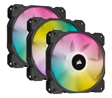 Corsair SP120 RGB ELITE PC-kjølevifte Vifte 12 cm Sort 3 stykker