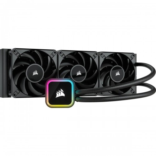 Corsair iCUE H150i RGB ELITE Prosessor Alt-i-ett væskekjøler 12 cm Sort 1 stykker