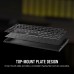 Corsair K65 PLUS WIRELESS 75 % RGB tastatur Spilling USB + trådløs (RF) QWERTZ Tysk Sort