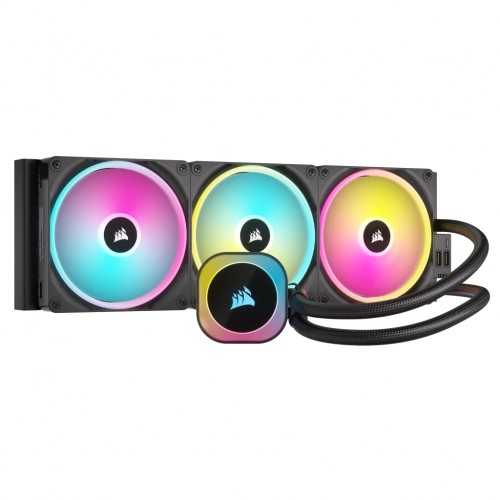 Corsair H170I Prosessor Liquid cooling kit 14 cm Sort