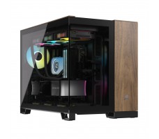 Corsair CC-9011286-WW PC-kabinett Midi Tower Sort, Valnøtt