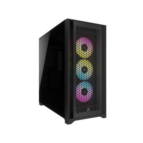 Corsair iCUE 5000D RGB Airflow Midi Tower Sort