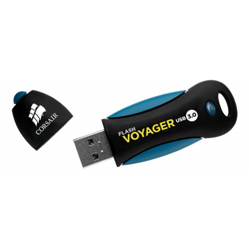 Corsair Voyager 256GB USB-minnepenn USB Type-A 3.2 Gen 1 (3.1 Gen 1) Sort, Blå