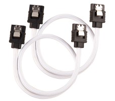 Corsair CC-8900249 SATA-kabel 0,3 m Sort, Hvit