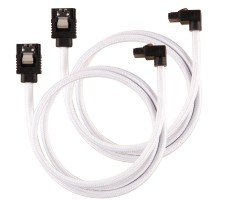 Corsair CC-8900283 SATA-kabel 0,6 m Sort, Hvit