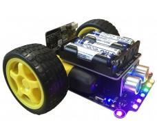 4tronix Micro:bit Robobit Mk3 Buggy Utvidelseskort Sort, Gult