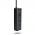 Axagon HUE-S2C grensesnitt-hub USB 3.2 Gen 1 (3.1 Gen 1) Type-A 5000 Mbit/s Sort
