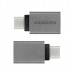 Axagon RUCM-AFA kabelkjønnsendring USB type C USB type A Metallisk