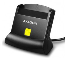Axagon CRE-SM2 smartkortleser Innendørs USB USB 2.0 Sort