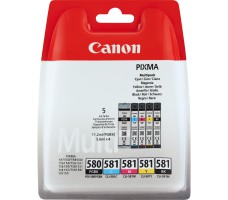 Canon 2078C005 blekkpatron Original Sort, Cyan, Fiolblå, Gult
