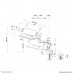 Neomounts DS20-425BL1 stativ for bærbar PC PC-arm Sort 43,9 cm (17.3