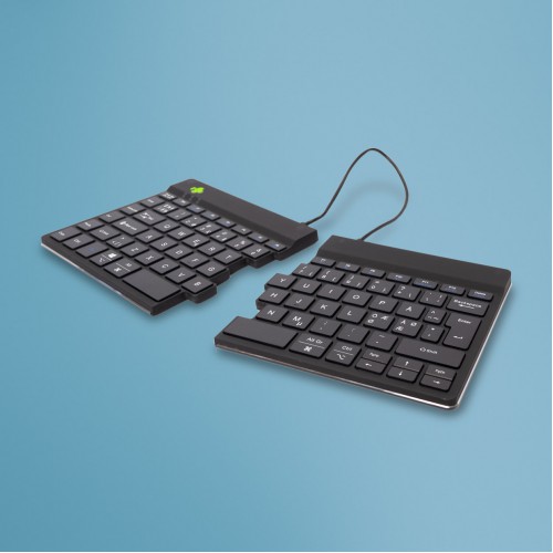 R-Go Tools Split RGOSBNDWLBL tastatur Bluetooth QWERTY Nordisk Sort