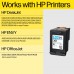 HP 301 Black Original Ink Cartridge blekkpatron 1 stykker Standard utskriftsproduksjon Sort