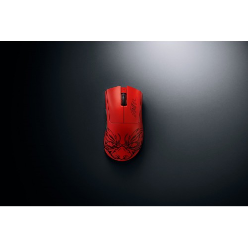 Razer DeathAdder V3 Pro Faker Edition datamus Høyre hendt RF Wireless + USB Type-C Optisk 30000 DPI