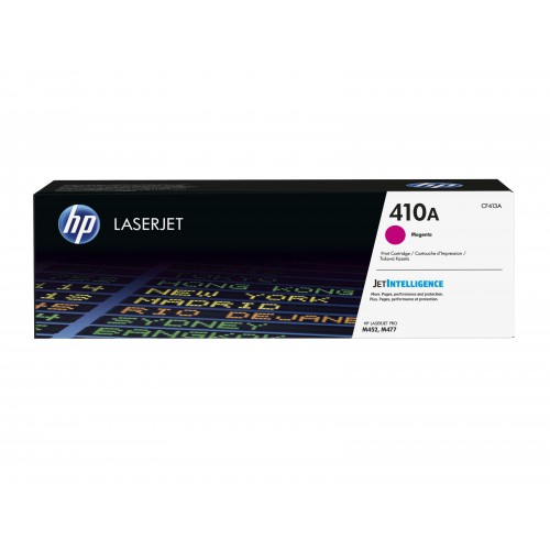 HP 410A Magenta Original LaserJet Toner Cartridge tonerpatron 1 stykker Fiolblå