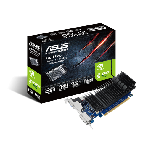 Asus GeForce GT 730 Silent, 2GB GDDR5