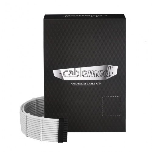 CableMod RT-Series Pro ModMesh kabelsett for Asus/Seasonic, hvit