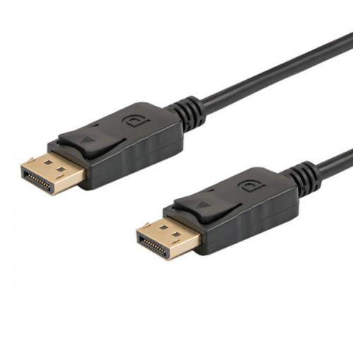 DisplayPort-kabel, hann/hann, 1 meter, svart