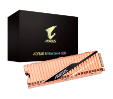 Gigabyte Aorus M.2 NVMe SSD, 500GB, med kjøleribbe