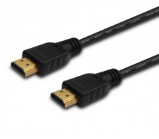 HDMI-kabel, hann/hann, 1,5 meter, svart