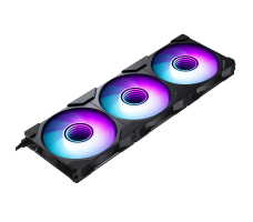 PHANTEKS M25 Gen2 PWM D-RGB, 3-pak, reverse blade, 120mm, svart [demo]