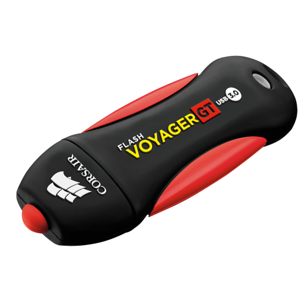 Corsair Voyager GT USB-minnepenn 128 GB USB Type-A 3.2 Gen 1 (3.1 Gen 1) Sort, Rød